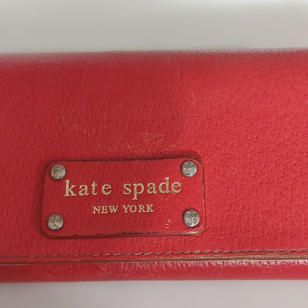 Kate Spade Red Wallet - Picture 2 of 14